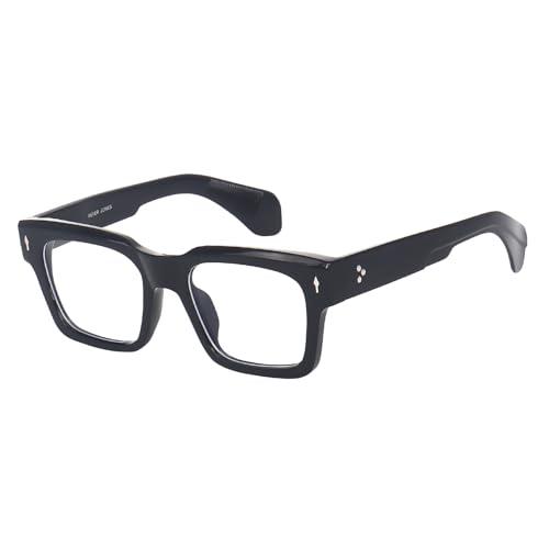 Image of Peter Jones I Zero Power Blue Cut Computer Glasses I Retro Square Shape I Gaming Glasses I UV Protected & Blocks Harmful Rays I Men & Women I Large Square 3804