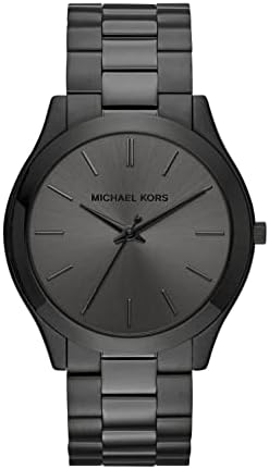 Michael Kors Men's Slim Runway Black Watch MK8507
