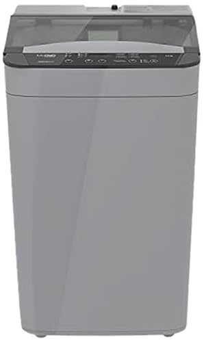 Havells-Lloyd 7.0 Kg Fully Automatic Top Load Washing Machine GLWMT70GLGAM, Light Grey, Toughened Glass Lids