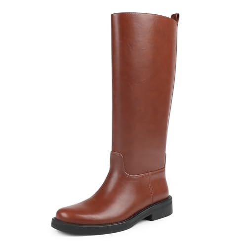 Image of JOY IN LOVE Knee High Boots for Women Chunky Heel Tall Boots