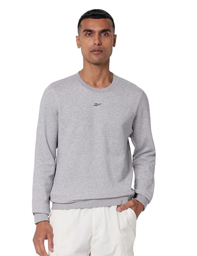 Image of Reebok Men's Cotton Round Neck Sweatshirt