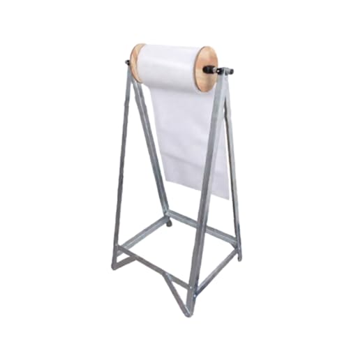 Dispenser di involucro di bolla resistente, capacità di 250kg, supporto in acciaio zincato con sconcerto di legno, supporto per imballaggio verticale per l'isolamento del film di allungamento e dell'e