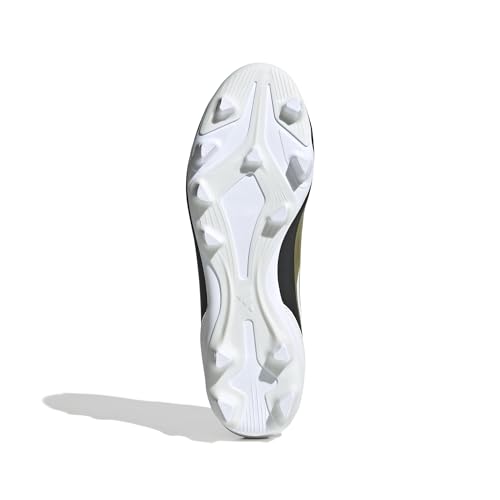 adidas Unisex-Adult F50 Club Messi Flexible Ground, Gold Metallic/White/Black, 13