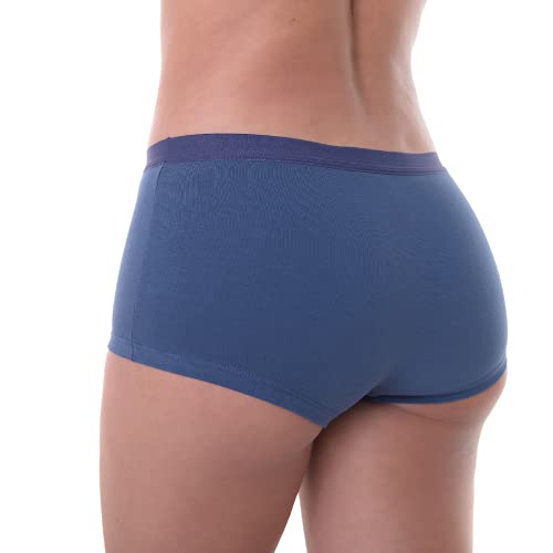 Kit 4 Calcinhas Boxer Invisível Shortinho, Algodão (G 42)