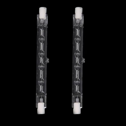 UGEFKMQ R7S J189 1000W Lámparas halógenas de luz de inundación 220-240V R7S 1500W 189mm Bombilla Lineal Halogena tungsteno Blanco cálido Regulable 6PCS 1500W