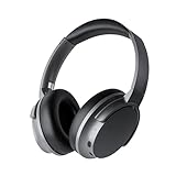 TICFOX Wireless Noise Cancelling Headphones, Bluetooth 5.2 Kopfhörer Over Ear im ANC-Modus, Transparenzmodus, integriertes Mikrofon, HiFi-Stereo Faltbares Bluetooth Wireless, für Reisen/Büro/Handy/PC