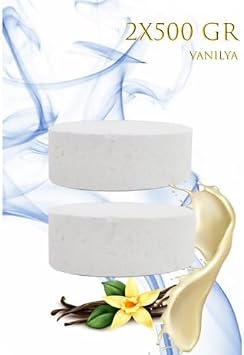 2x500 Gram - Vanilla Scented, Dehumidifying Dampness and Anti-Mildew Replacement Tablet