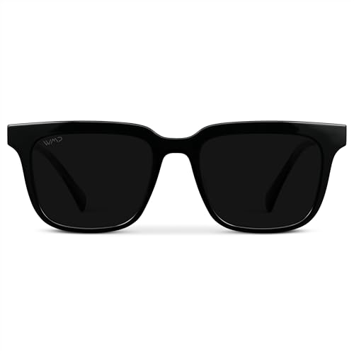 WMP Eyewear - Men's Polarized Sunglasses: Bold Modern Square Design, Acetate Frame, UV Protection2