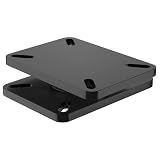 for Workstations and Displays - 5,000 Lb Rating Greaseable Black Heavy Duty Bearing Plate Turntable