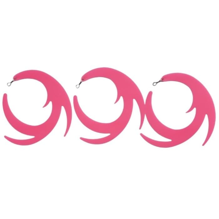 Dragon Wiggle streamer tails fly fishing predator 95mm (HOT PINK) โ image 1