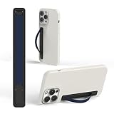 Swappable Ultra-Thin Phone Grip - Convertible Grip Holder Fits Most iPhone and Android Cases, Strap