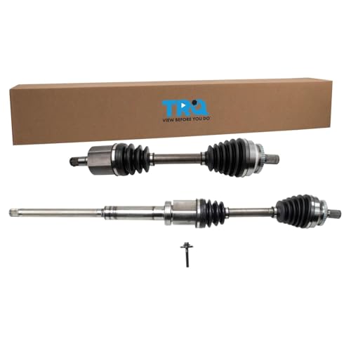 Image of TRQ Front Driver and Passenger Side CV Axle Assembly Set 2 Piece