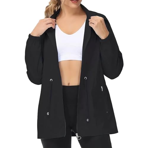 Gabardina impermeable mujer ideal para caminar al aire libre 3