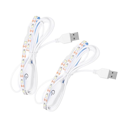 2 tiras de luz LED para máquina de coser USB miniatura 1
