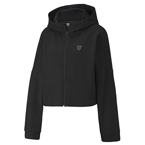 Preisvergleich Produktbild PUMA Ferrari Damen Sweatjacke mit Kapuze Puma Black XS