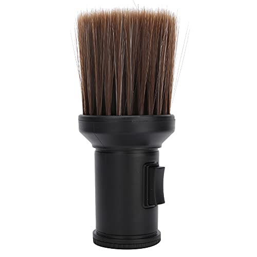 Barber Brush Neck Duster Professionelle Friseurreinigung Neck Brush Hair Sweep Brush Friseur Reinigungswerkzeug(Schwarz)
