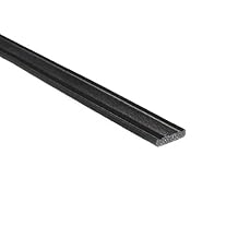 Trim-Lok Crowned Rectangle Rubber Seal .125 Height, .5 Width, 25 Length EPDM Foam Rubber Seal w/Standard Pressure Sensitive Adhesive HT for Doors/Windows on Cars,Trucks,RVs,Boats