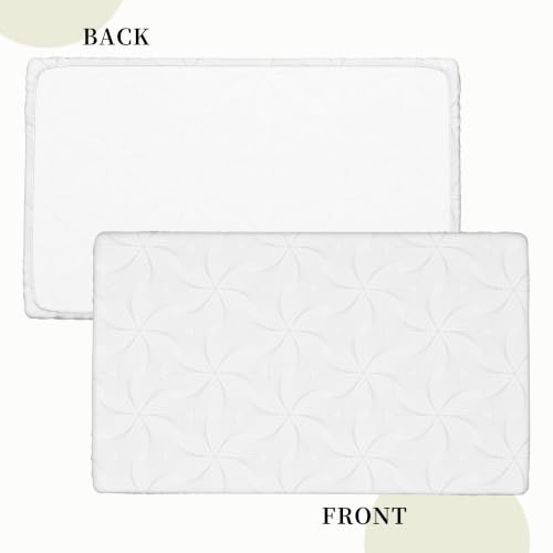 Nappe imperméable extensible 76x122 cm à bord élastique blanc - 4