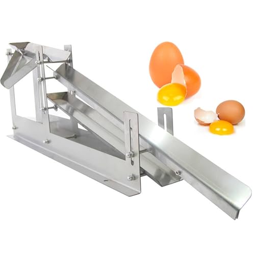 Macchina separatrice per tuorlo d'uovo, in acciaio inox, altezza regolabile, alta capacità 500-800 uova/ora, ideale per pasticcerie commerciali e pasticceria professionale