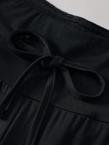 Latuza Women's Petite Length Lounge Pants Loose Fit Petite PJ Pants4