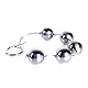 Edelstahl Analkugeln Metall Anal Beads Mit 5 Kugeln Anal Kette Liebeskugeln Analplug Vaginal Kugeln G-Punkt Anus Dilatator Analkugeln Liebeskugeln Anal Sex Spielzeug Für Männer Und Frauen（A）