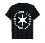 Chicago Illinois The Windy City Chi Town Souvenir T-Shirt