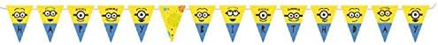 Amscan 9907319 - Despicable Me Minions Hanging Swirl Decorations - 6 Pack