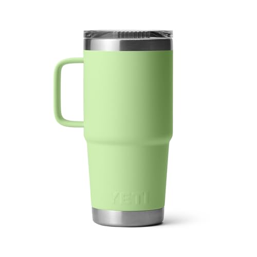 Image of YETI Rambler 20 oz Travel Mug, Stainless Steel, Vacuum Insulated with Stronghold Lid