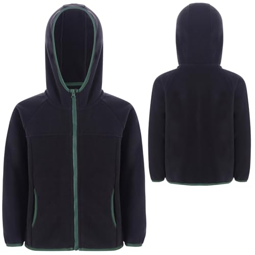 Toddler Girls Boys Warm Padded Coat Long Sleeve Winter Fleece Jacket Windproof Hooded Outerwear