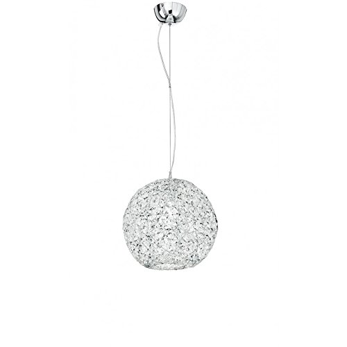 F.A.N. EUROPE Lighting I-ASTRA/S35 Rígida E27 60W Halógeno Cromo iluminación de suspensión - Iluminación de suspensión (Rígida, Cromo, Cromo, 1 bombilla(s), E27, 60 W)