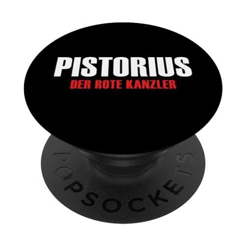 Pistorius Kanzler 2025 Bundeskanzler PopSockets Swappable PopGrip, Black