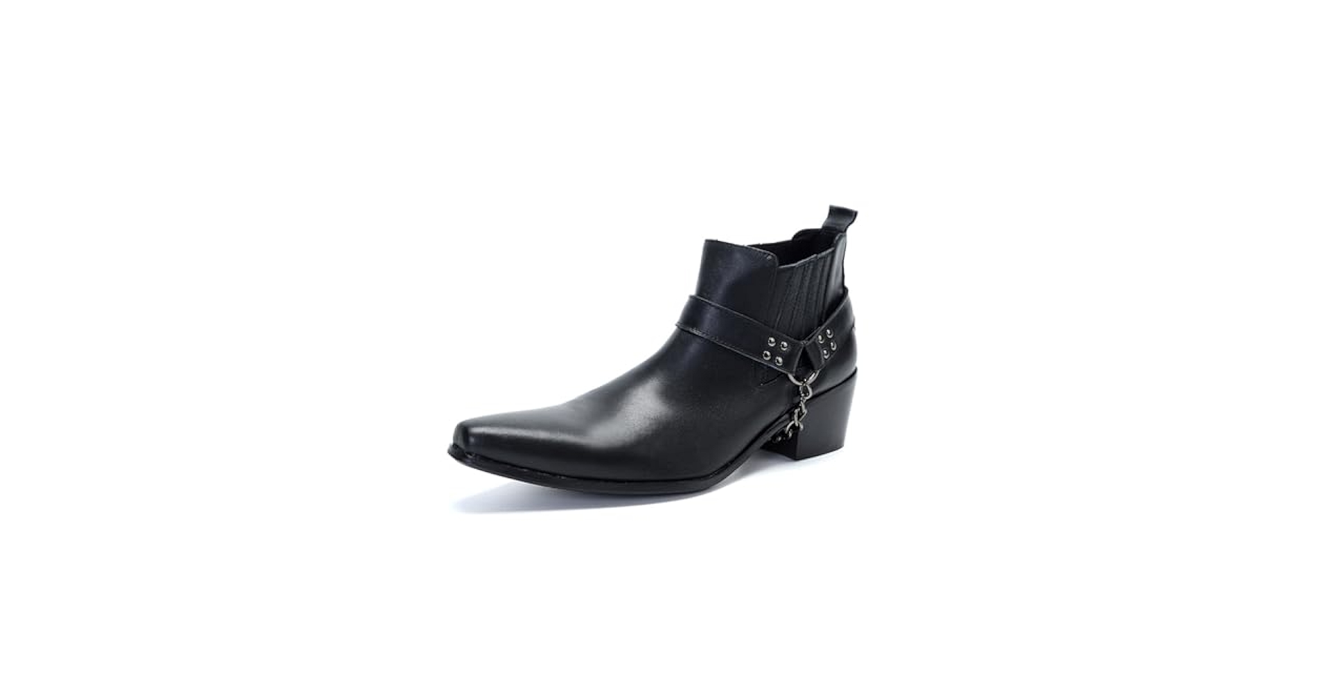 靴 VTMNTS 22AW ANKLE COWBOY Boots Buy VTMNTS men black leather cowboy ankle boots for $740