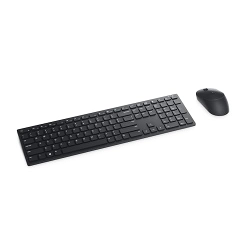 Dell KM5221W, Pro Wireless, Ensemble clavier et souris, French (QWERTZ), Noir