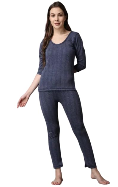 Womens Thermal Body Warmer Set | Full Sleeve Top & Bottom Set for Women