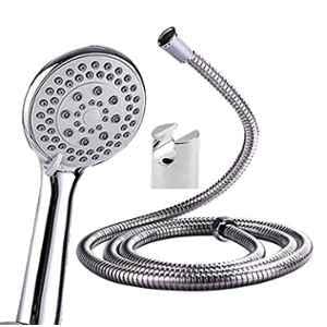 Mokshit ABS Plastic Hand Shower with 1.5m Stainless Steel Flexible Pipe (B0BBW3MYP7) Amazon Price History, Amazon Price Tracker