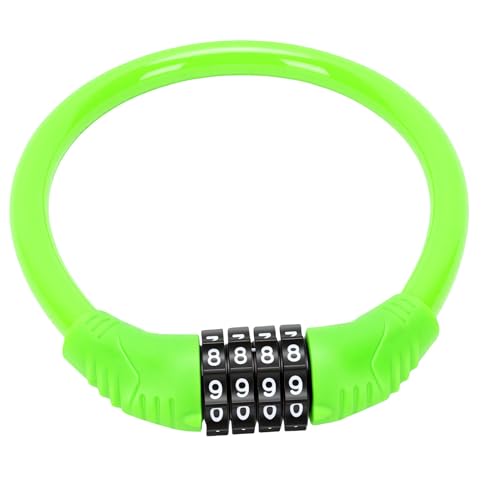 Candado de Cable para Bicicleta, Combinación 4 Dígitos