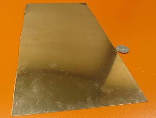 510 Phosphorus Bronze Shim .005" Thick x 6.00" Width x 12.00" Length 1 Pc