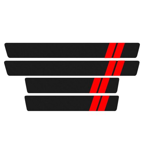 AAZENG Autoadhesiva Tira Umbral Coche para Honda CR V Hybrid 2019-2022 2023 2024 2025 RW,Cinta Umbral Fibra Carbono Negro,Protectores Umbral Puerta,Coche Pegatinas Etiquetas De Protección para Umbral