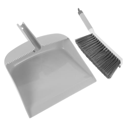 Garneck Kompaktes Kehrschaufel Besen Set aus Robustem Kunststoff Kratzfreie Borsten für Auto Schreibtisch Küche und Büro Praktisches Mini reinigungsset für Haushalt und Unterwegs