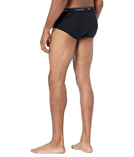 Calvin Klein Herren Cotton Classics, 3er-Pack Slip, 3 Schwarz, Large – Ansicht 2