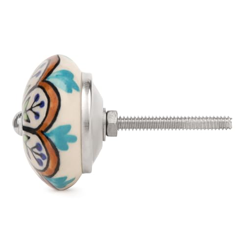 GlobeeCraft Exclusive Hand Painted Ceramic Knobs for Drawers Cabinets and Kitchen Doors - Image 3
