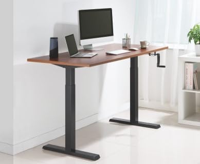 Multipurpose Height Adjustable Desk Work from Home Table Sit Stand Desk (60x133x118cm) (Frame + Table top)