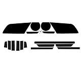 Subject 9 - Ford Mustang Pre-cut vinyl overlay Complete Headlight and Tail light PLUS tint kit (2013 2014) DARK