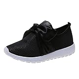 Woaikeyu Slip-On Sneaker, Damen, Mode, Bogen, Laufschuhe, leicht, Sportschuhe, atmungsaktiv,...