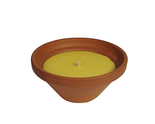 ROURA Vela Stop Mosquitos Terracota Natural, Litronela, 55 mm x 120 mm