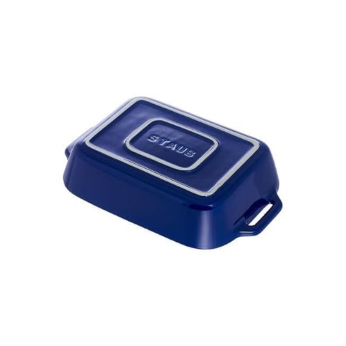 Staub Pirofila In Ceramica Blu 34X24X7.6Cm - 3