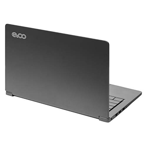 Evoo 14.1” Ultra Slim Notebook - Elite Series, FHD Display, AMD Ryzen 5 3500U Processor with Radeon Vega 8 Graphics, 8GB RAM, 256GB SSD, HD Webcam, Windows 10 Home, Black (EVC141-12BK)