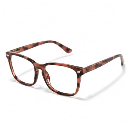 Image of TIJN Blue Light Blocking Glasses for Women Men Square Frame Nerd Eyeglasses Anti Blue Ray Computer Screen Glasses