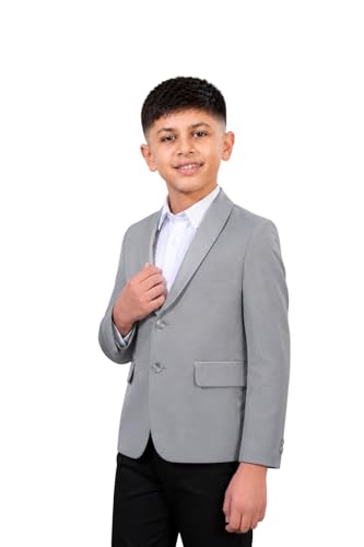 Image of SaintX Boys Premium Tuxedo Blazer (1 to 14 Years) | Prince Charming Formal Wear Collection for Kids & Boys | Fully Lined | Shawl Collar | Slim Fit | Royale Luxury Wear