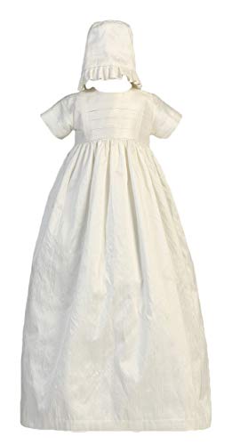 Swea Pea & Lilli Baby-Girls Silk Heirloom Family Gown With Two Hats